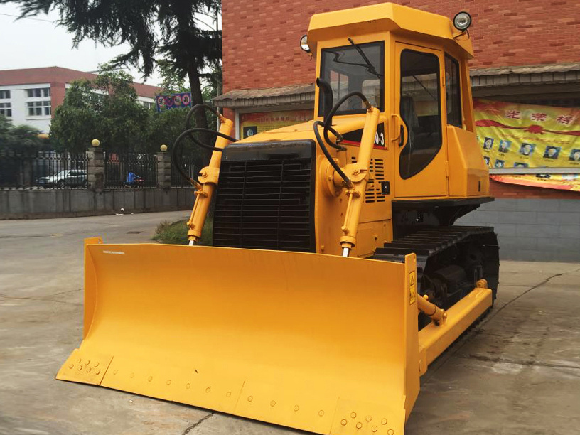80HP Mini Crawler Bulldozer T80-3 for Farm Use Dozer to Peru