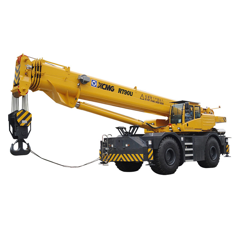 China 
                90t Ruw Terrain Crane Hot Sale Producten Rt90u
             leverancier