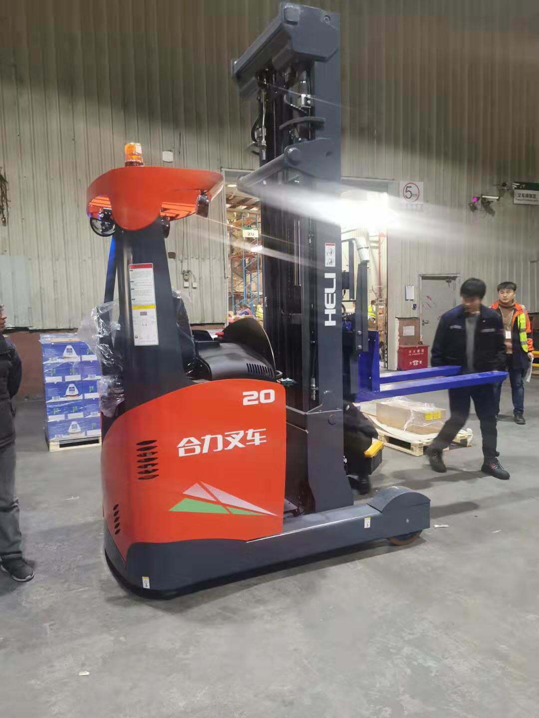 Anhui Heli G2 Series 1.5 1.8t Electric Forklift Reach Truck Stand-on Type