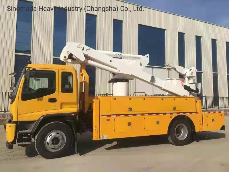 Awp Mobile Truck Mounted Car Lift Table Cherry Picker 17m