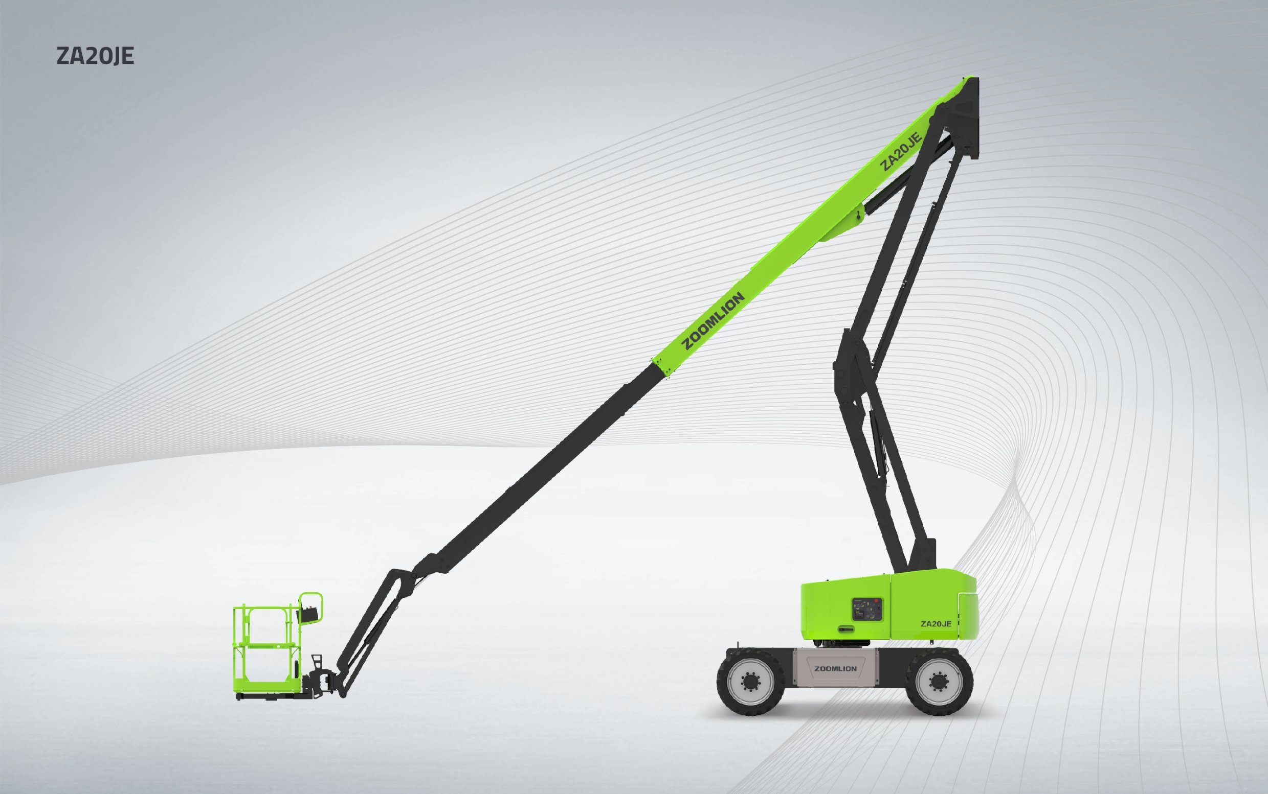 Awp Official Hot-Selling Za20je 20m Electric Lift Equip Articulated Boom Lift