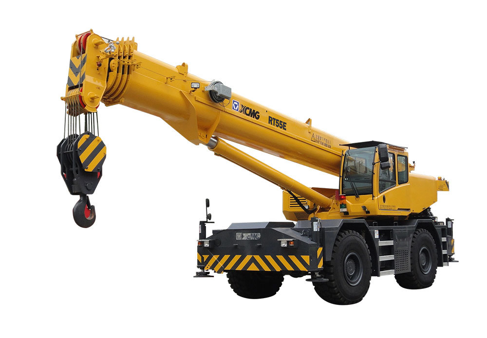 Best Brand Rt55e 55 Ton Mobile Rough Terrain Crane for Sale