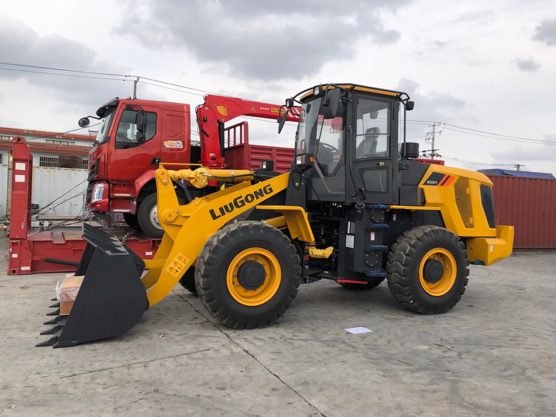 Best Selling Liugong 3t Mini Wheel Loader 835h with Front End Loader