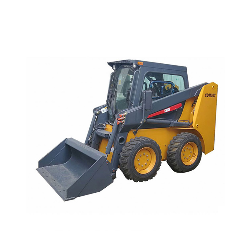 China Brand Cdm307 New Skid Steer Loader with Attachment for Sale Low Price