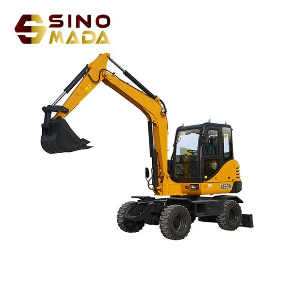 China 
                China excavadora hidráulica 6 Ton Mini Excavadora de ruedas xe60wa
             proveedor