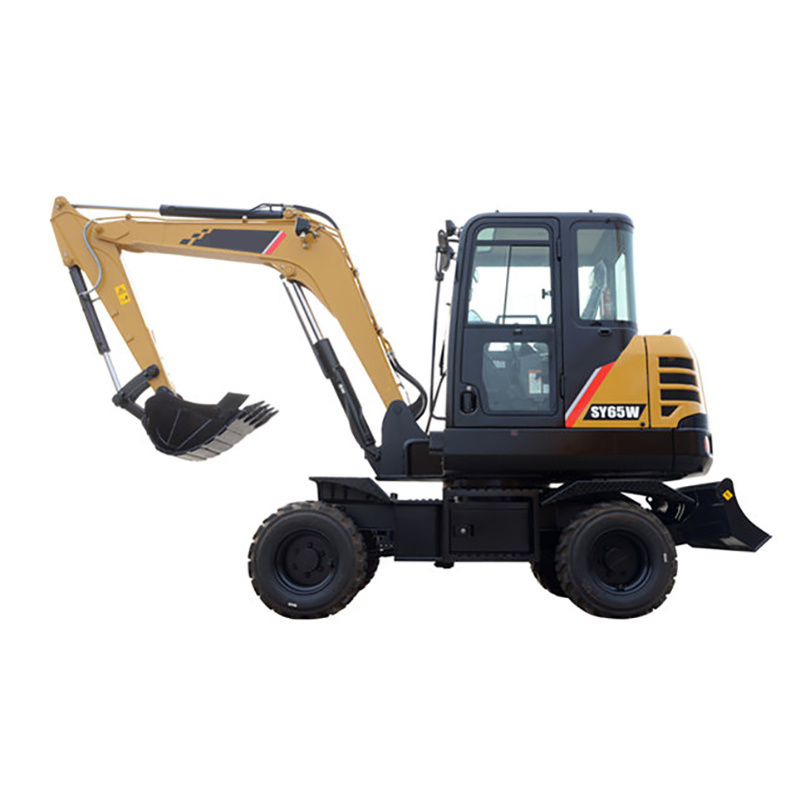 China Top Brand Small Excavators Wheels Xe60wd 6 Ton Wheel Excavator for Sale