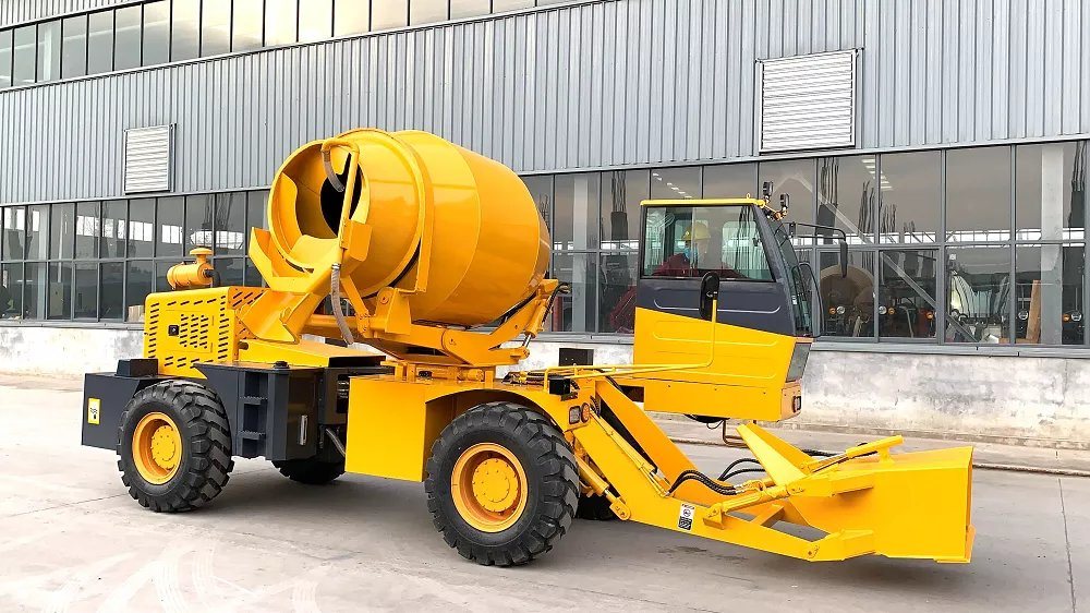 China 
                Chinese New 2.5m3 Small Self Loading Concrete Mixer Hy250
             supplier