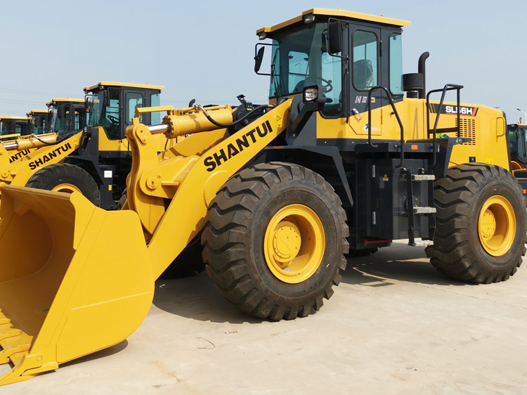 Chinese Shantui 5 Ton Articulated Front Wheel Loader Machine L53-C3 Price for Sale