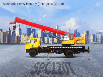 Construction Mini Hydraulic Mobile Truck Mounted Crane 12 Ton Spc120t