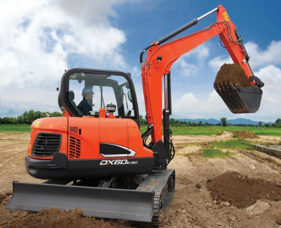 Doosan Original 6t Mini Crawler Excavator Digger Dx60