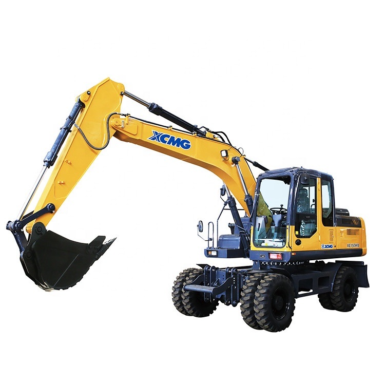 Factory Xe150W 15 Ton Wheel Excavator with Factory Price