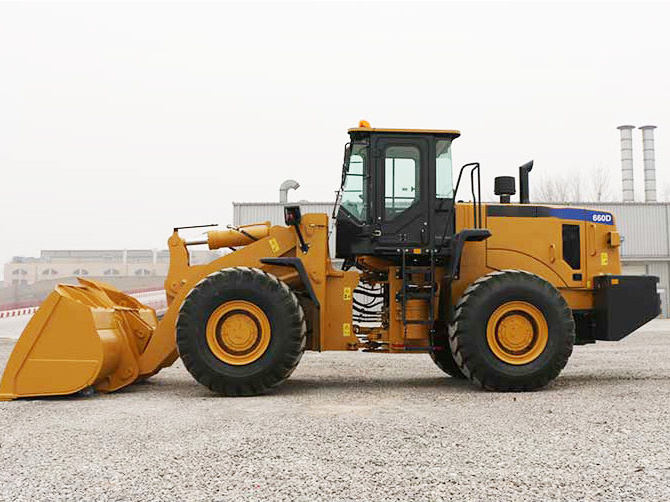 Front End Loader 6ton Sem660d Wheel Loader with High Efficiency