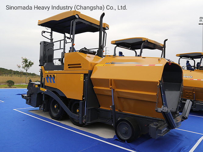 Full Hydraulic Wheel Road Paver RP453ls 4.5m Asphalt Paver