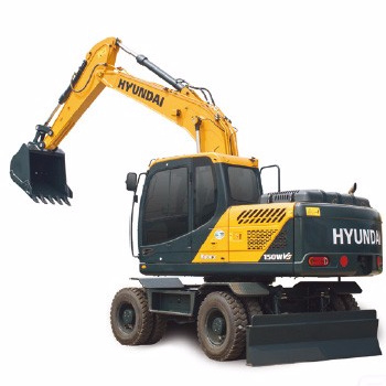 Hyundai 14 Ton Wheel Excavators with Spare Parts (R150wvs)