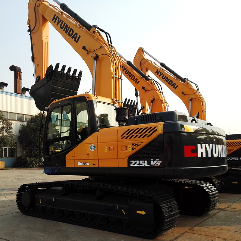 Hyundai 225lvs Hydraulic Crawler Excavator 22.5ton Excavators Price for Sale