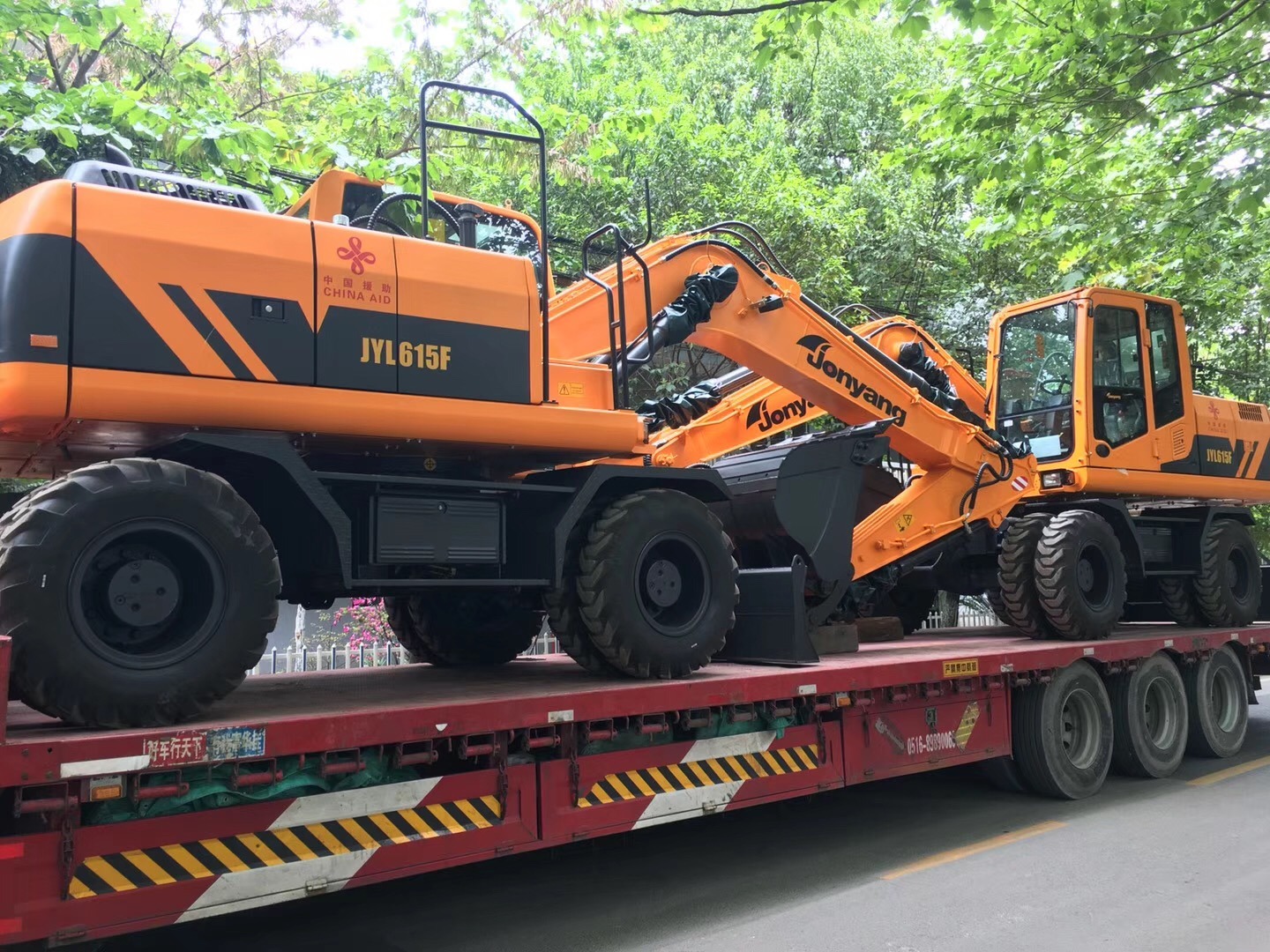 
                Excavatrice à roues de 20 tonnes Jonyang Jyl619e avec prix d′usine
            