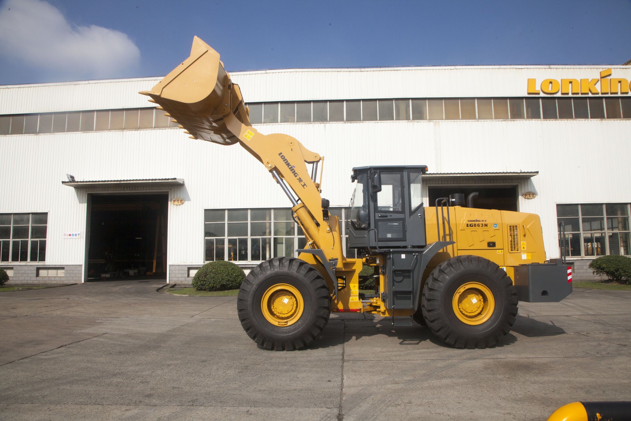 LG863n High Unloading Sand and Gravel King Lonking 6 Tons Wheel Loader LG863n