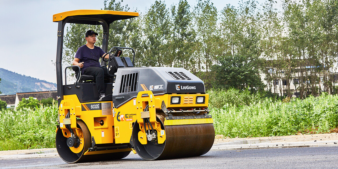 Liugong Double Drum Road Roller 6032e Hot Selling in Peru