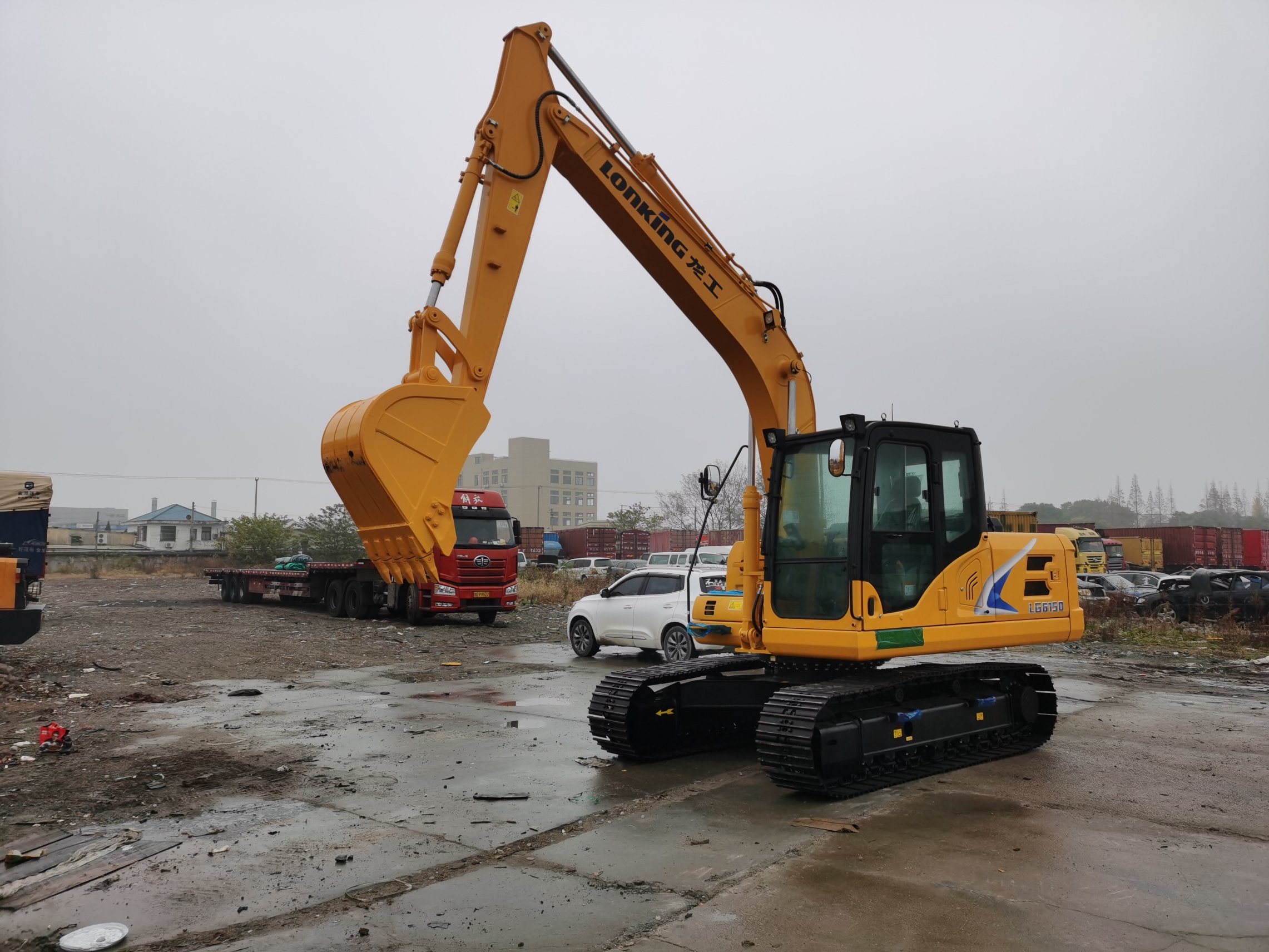 Lonking 14 Tons Mini Crawler Excavator Cdm6150 with Spare Parts