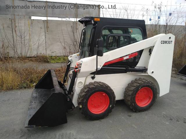 Lonking Compact Loader Skid Steer Loader Cdm307 752kg Loader