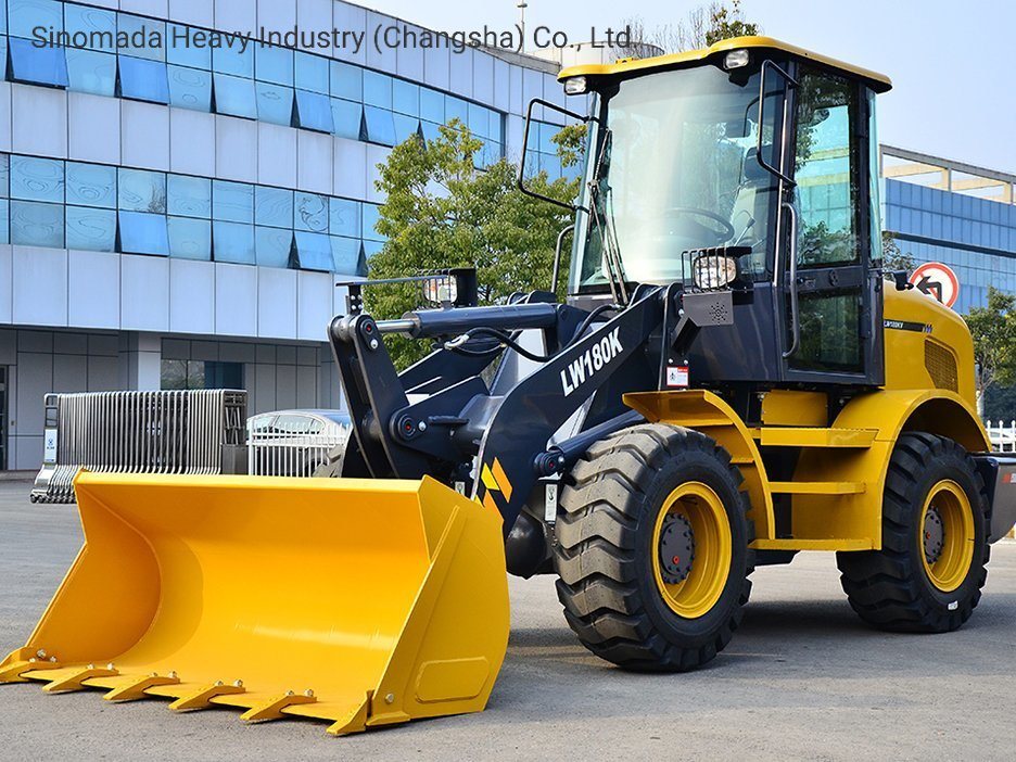 Mini Loader 1.8 Ton Front End Loader Lw180kv Bucket 1cbm