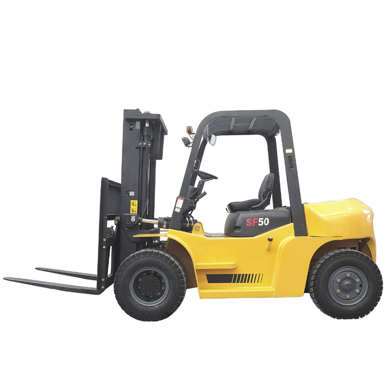 New Conditions Forklift Truck 5 Ton Sf50 with Luxurious Cabin 12 Months Warranty for Free Parts