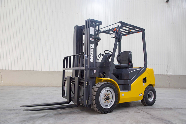 Official 1-3.5 Ton AC 4-Wheel Powered Diesel Forklift Truck