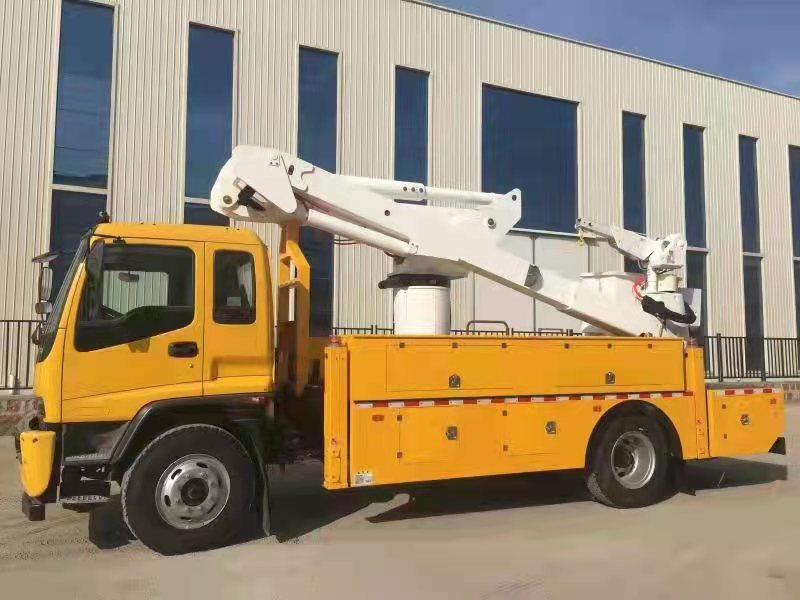 
                Officiële 17 m Manlift Cherry Picker knikgestuurde mobiele giek lift
            