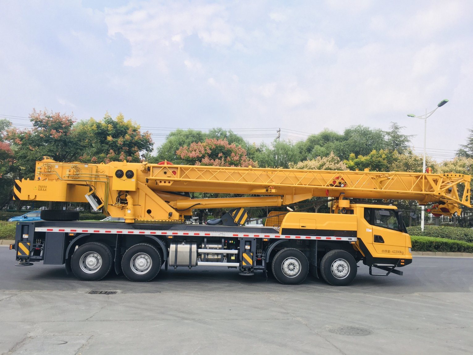 Qy50kd 50 Ton Mobile Truck Crane Stock Sale in Uzbekistan