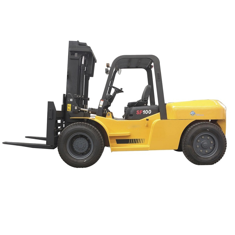 Sf100 Shantui New Arrival 10ton Standing Forklift with Diesel Engine