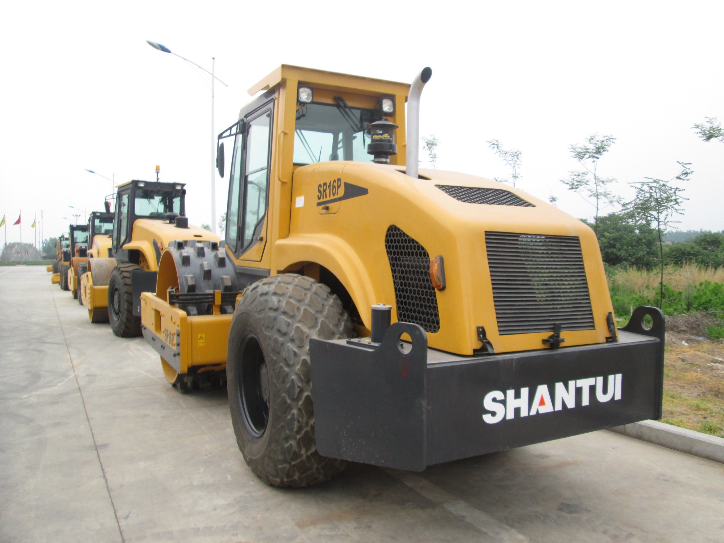 Shantui 16 Ton Road Roller Sr16 Single Drum Roller with Good Price for Sale