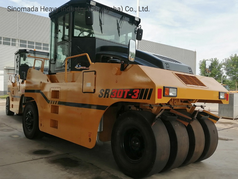 Shantui Construction Machine Tyre Road Roller 30 Ton Sr30t Compactor