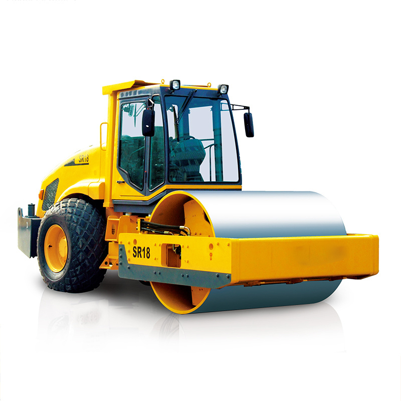 Shantui Official Sr18 18t Full Hydraulic Single Drum Vibration Road Roller