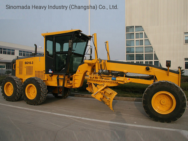 Shantui Road Construction Small Motor Grader 160 HP Sg16-3