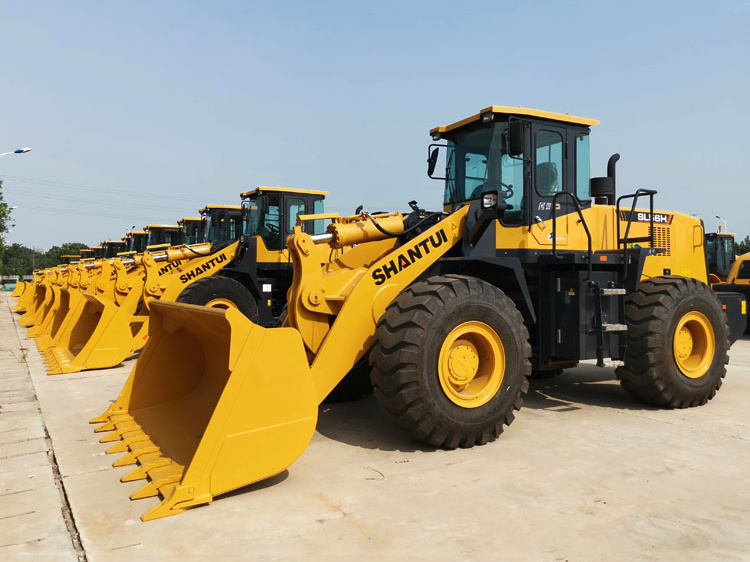 Shantui Wheel Loader Solid Tires 6t Compact Front End Loader