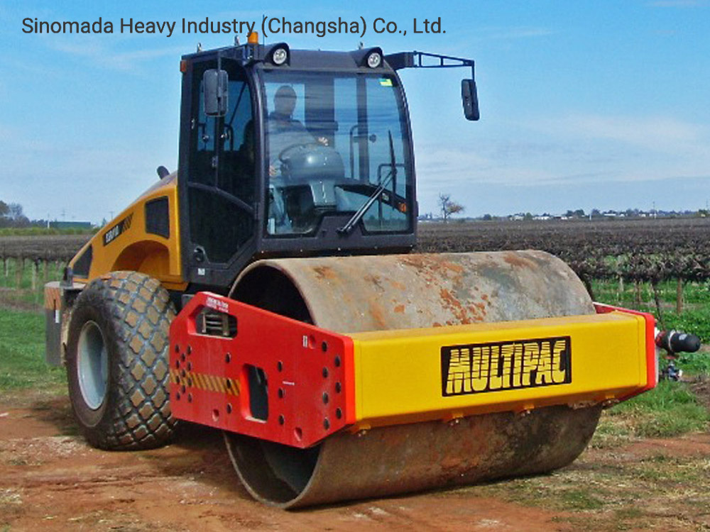 Single Drum Road Roller Compactor 10 Ton SSR100AC-8 for Sale