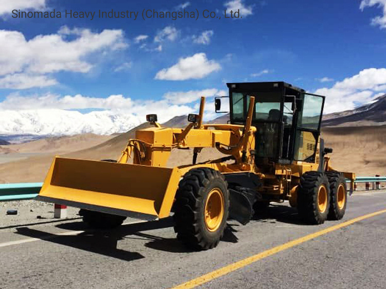 Sinomach Powerful 250HP Motor Grader 722h with Front Bulldozer