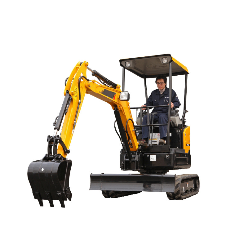 Sy16c 0.8t 1.2t 1.5t 1.7 Ton Mini Wheeled Backhoe Excavator