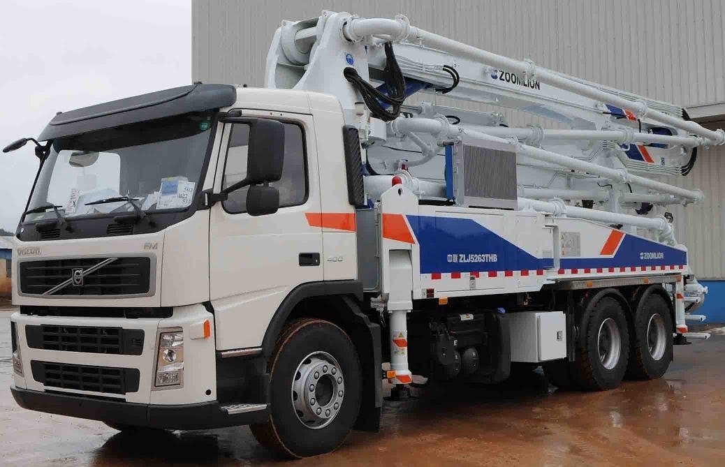Top Brand Zoomlion 56m Concrete Pump Truck 56X-6rz Truck Mounted Pumps with High Quality for Sale