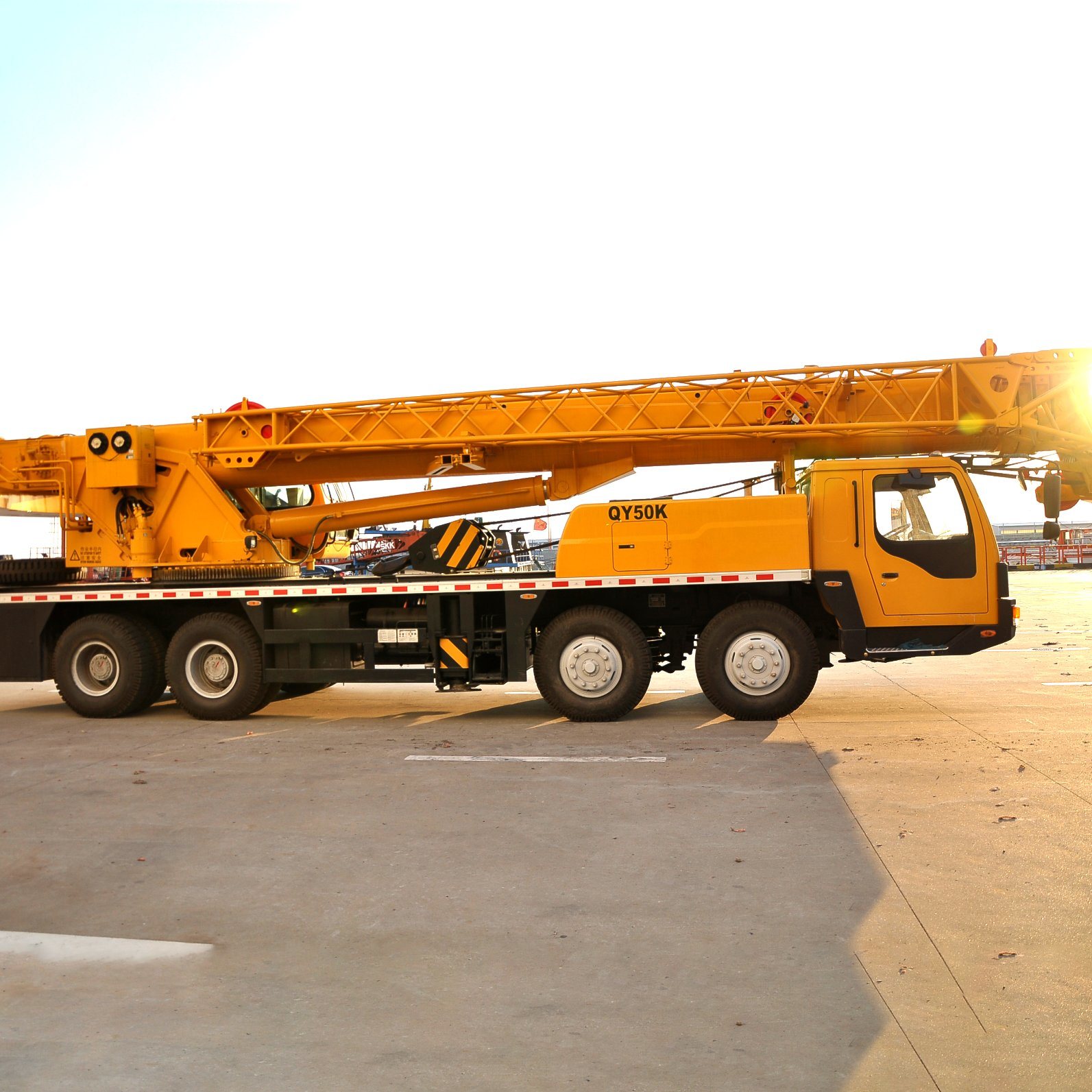 Top Manufacturer Hydraulic Truck Crane 50 Tons Mobile Crane Qy50K to Uzbekistan