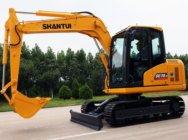 Top Quality Shantui Mini Size Excavator Se75 7.5t with 0.32m3 Bucket Capacity