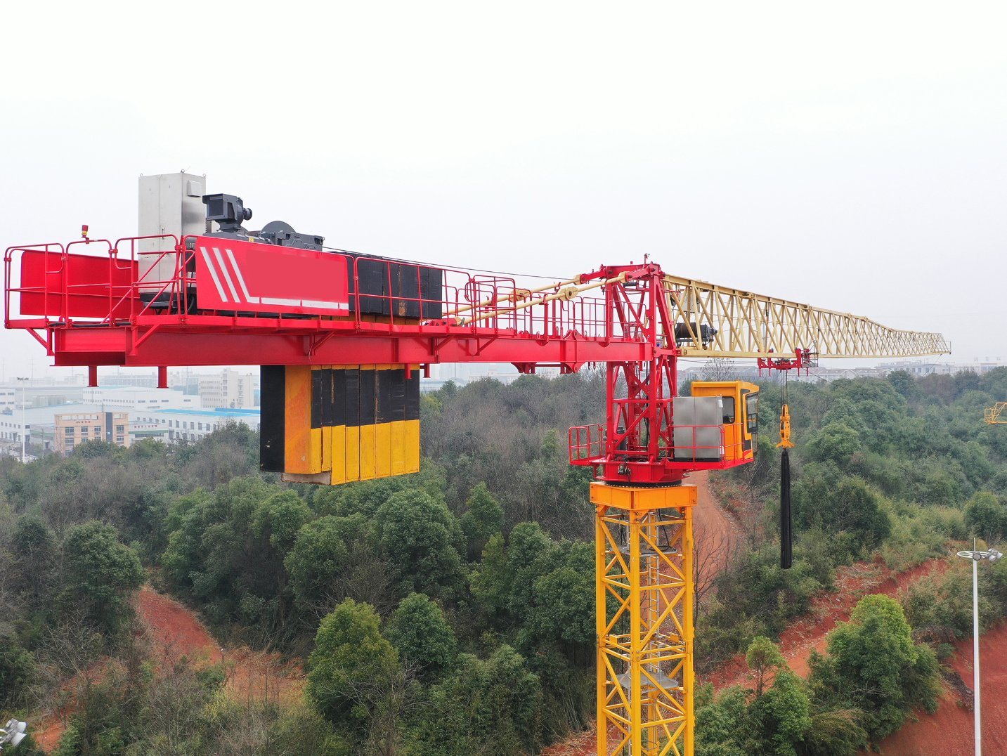 Tower Crane Hot Sale Cabin Control Construction Building Sensor Tower Crane