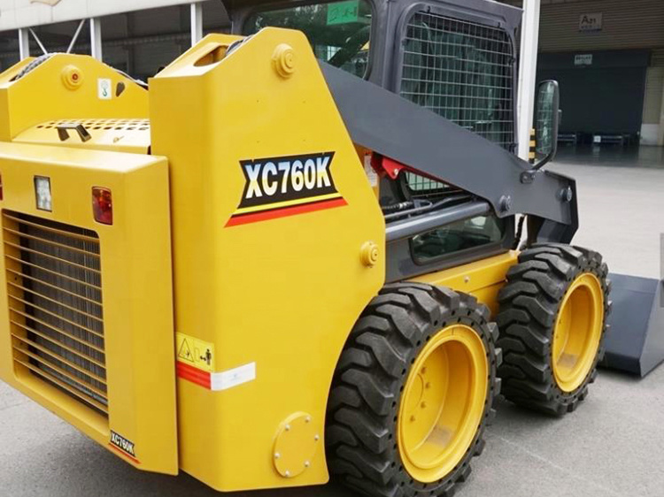 Xc870HK Skid Steer 1.2m3 Backhoe Loader with Breaker Attachments