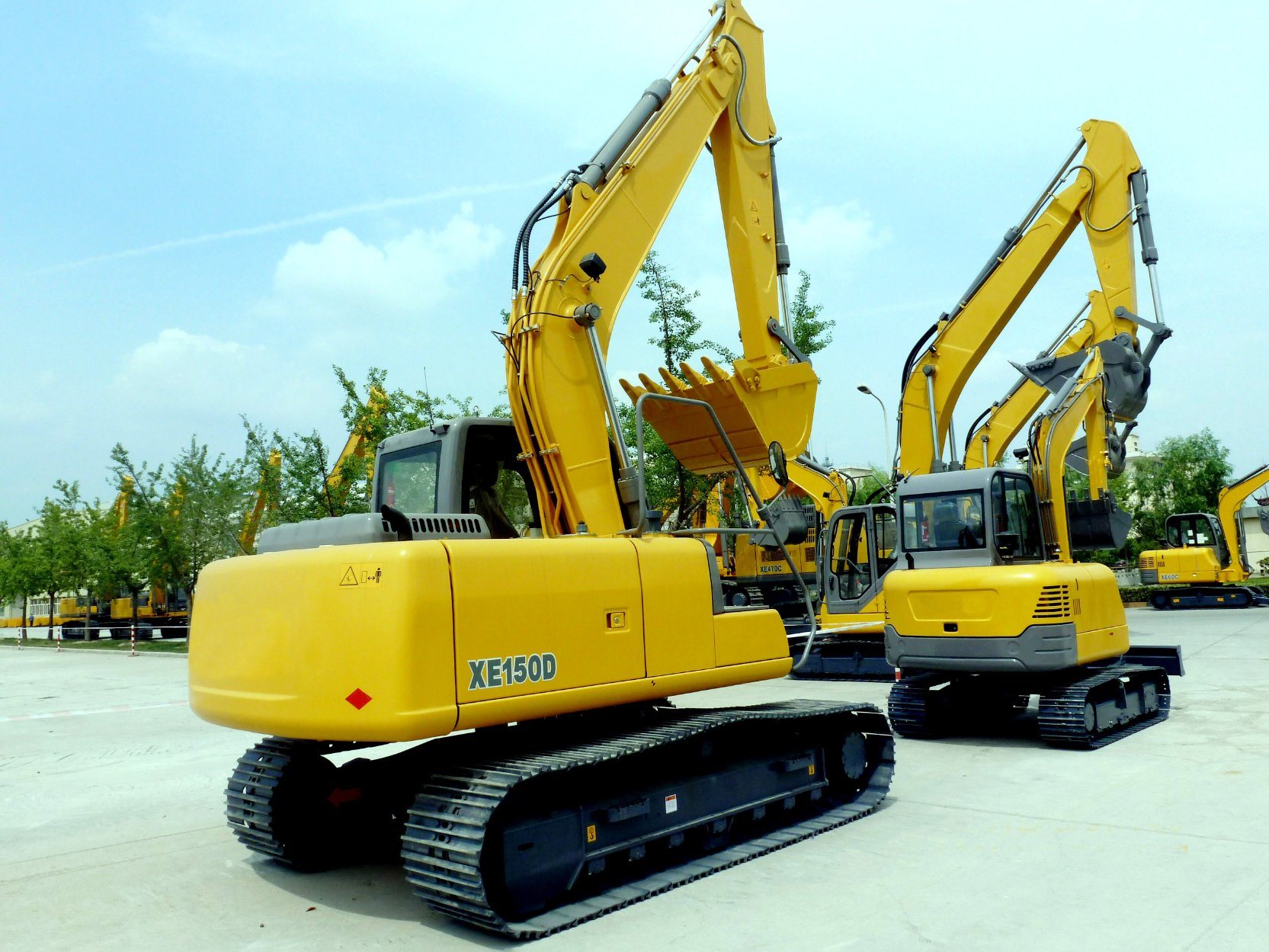 Xe150wb 14 Ton Crawler Excavator with Famous Brand Engine