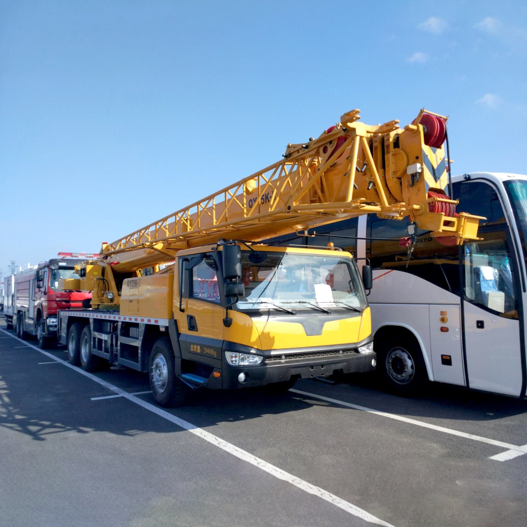
                Xuzhou 4 seções da lança do tipo U 25 Ton Mobile Truck Crane Xct25L4_Y Xct25L4 para venda
            