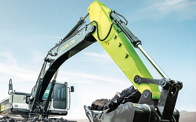 Zoomlion 122t Ze1250e Excavator Crawler with Quick Coupler