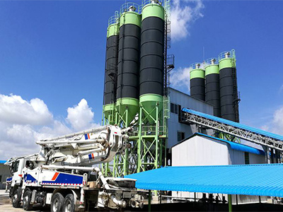 Zoomlion 180m3/H Concrete Batching Plant Hzs180p