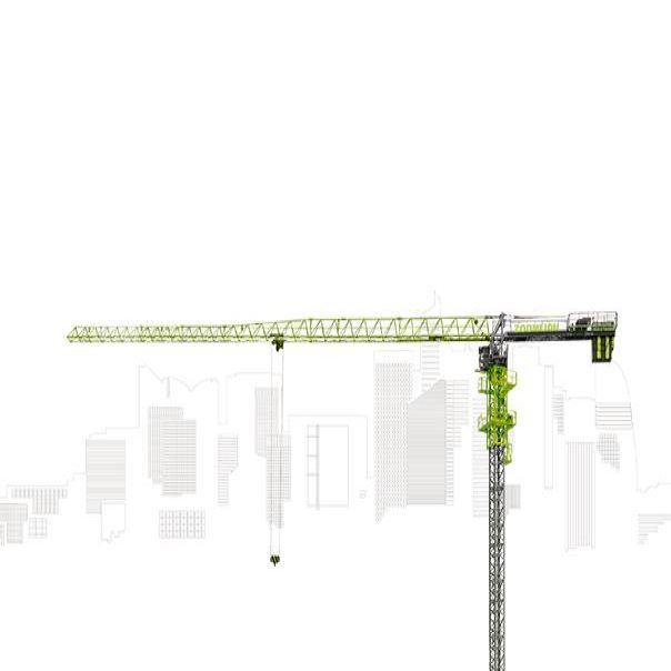 Zoomlion 6 Ton Flat Top Tower Crane with 60m Jib Length