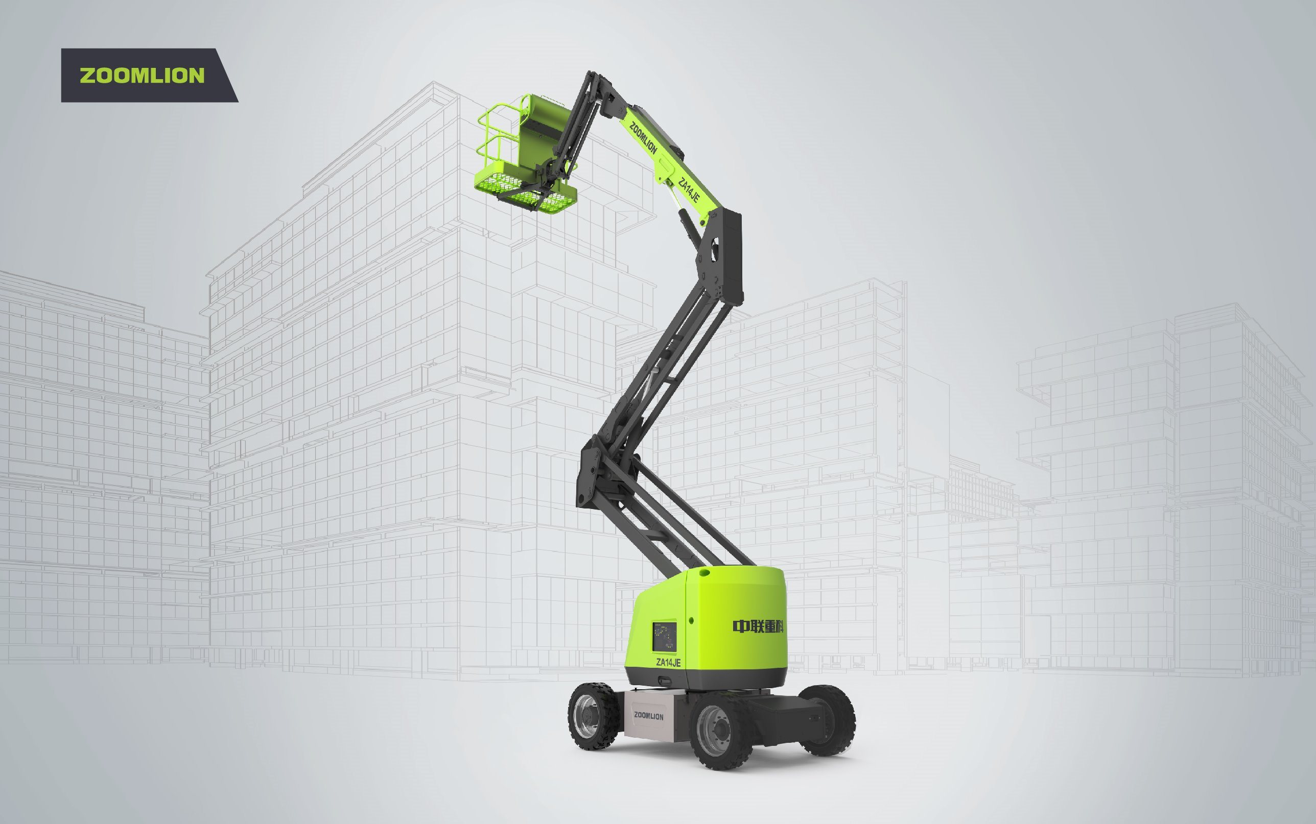 Zoomlion Articulating Boom Lifts Za14j with Cheap Price