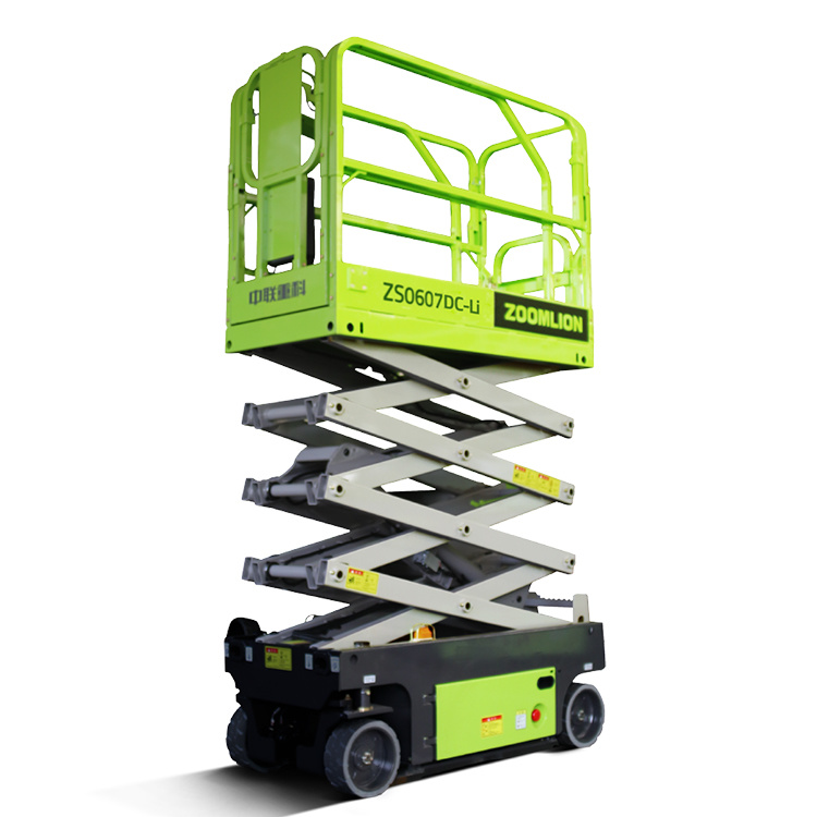 Zoomlion China Hot Selling 10m 300kg Mobile Hydraulic Scissor Lift Zs1012HD